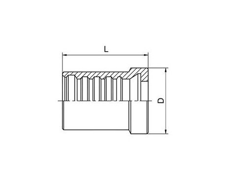 SS00421 INTERLOCK FERRULE FOR DIN20023 4SH HOSE