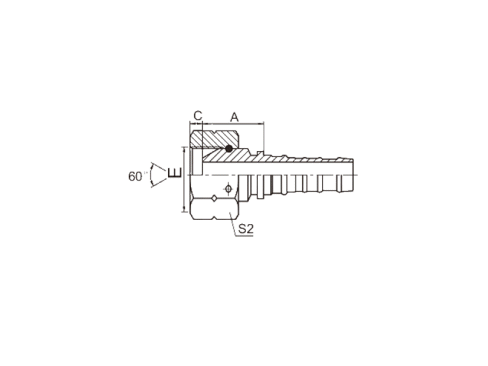 SS22613-W BSP FEMALE 60° CONE