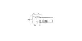 SS29613-W JIS GAS FEMALE 60° CONE SEAT