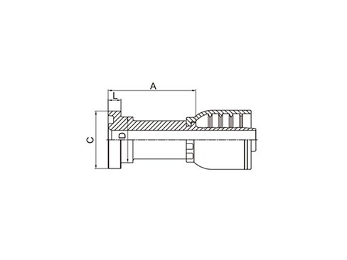 SS87311-RW SAE FLANGE 3000 PSI (ISO 12151-3—SAE J516)