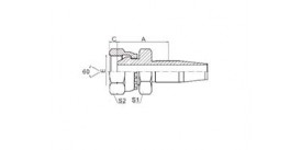 SS22618D-R5 BSP FEMALE 60° CONE