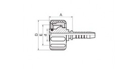 SS20011-ST METRIC FEMALE WATERWASH INSERTS