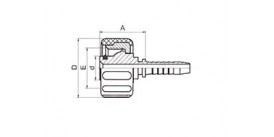 SS20011-T METRIC FEMALE WATERWASH INSERTS