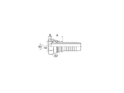 SS21611 NPSM FEMALE 60° CONE (SAE J514)