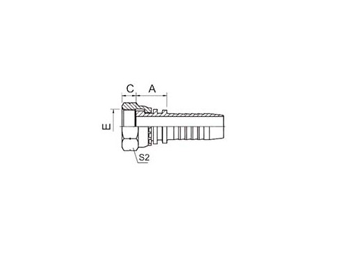 SS22211 BSP FEMALE FLAT SEAT