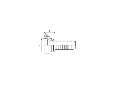 SS50011 METRIC STANDPIPE STRAIGHT (DIN 2353)