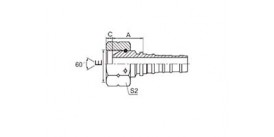 22613-W BSP FEMALE 60° CONE