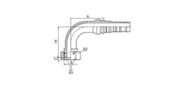 22693-W 90° BSP FEMALE 60° CONE