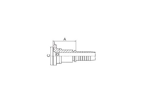 SS87311 SAE FLANGE 3000 PSI (ISO 12151-3--SAE J516)