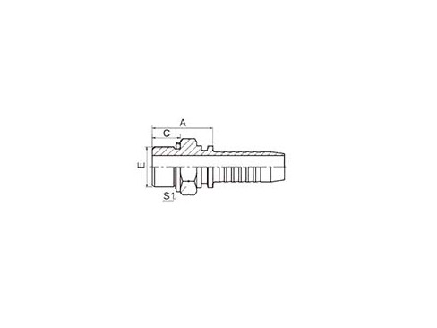 12211 BSP MALE O-RING SEAL