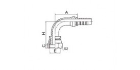 20191 90° METRIC FEMALE MULTISEAL