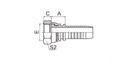 20211 GB METRIC FEMALE FLAT SEAT