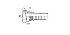 20511C METRIC FEMALE 24° MULTISEAL H.T. (DIN3868)