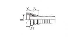 22211 BSP FEMALE FLAT SEAT