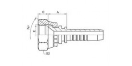 26711 JIC FEMALE 74° CONE SEAT (SAE J514)