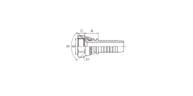 27811 SAE FEMALE 90° CONE SEAT (SAE J513)