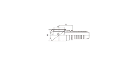 70011 METRIC BANJO (DIN 7642)