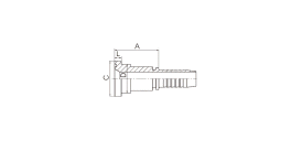 87611 SAE FLANGE 6000 PSI (ISO 12151-3--SAE J516)