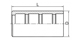 00018 FERRULE  FOR  SAE100R7  HOSE