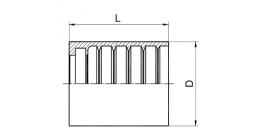 00110-A FERRULE FOR SAE100R1AT/DIN20022 1SN HOSE