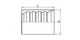 00400 FERRULE FOR 4SP、4SH/12-16、R12/06-16 HOSE