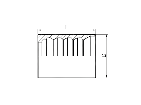 00400 FERRULE FOR 4SP、4SH/12-16、R12/06-16 HOSE