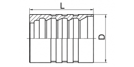 00402 FERRULE FOR SAE 100 R9AT-R12, DIN EN 856-4SP/04-16 HOSE