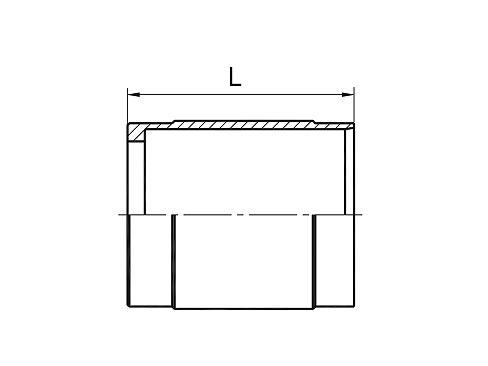 00710 FERRULE  FOR  TEFLON  HOSE