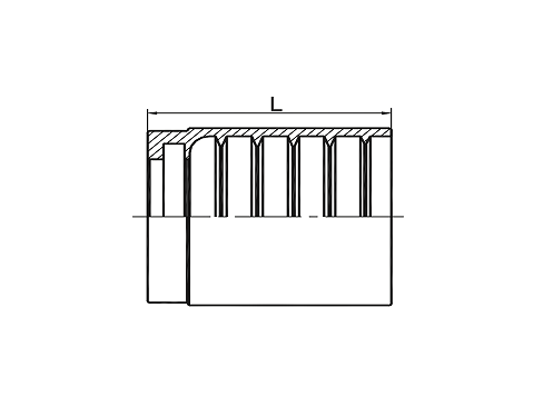 03310 FERRULE FOR SAE 100 R2AT/EN 853 2SN HOSE