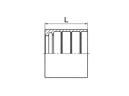 00500 FERRULE  FOR  SAE100R5  HOSE