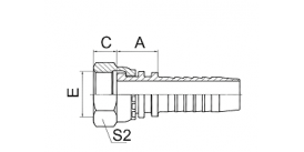 20211 GB METRIC FEMALE FLAT SEAL