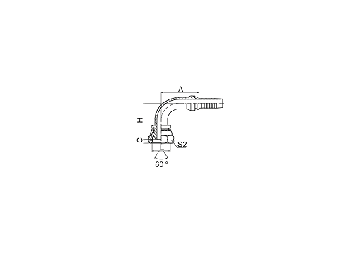 22691 90°BSP FEMALE 60° CONE