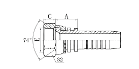 26711 JIC FEMALE 74° CONE SEAL