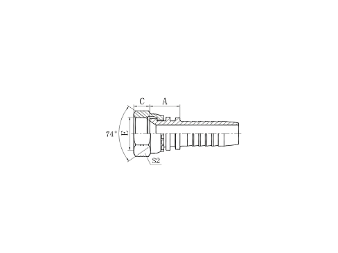 26711 JIC FEMALE 74° CONE SEAL