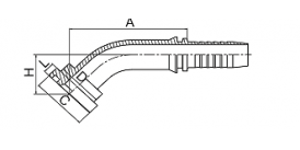 88141 45° JIS FLANGE