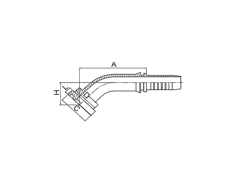 88141 45° JIS FLANGE