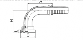 88191 90° JIS FLANGE