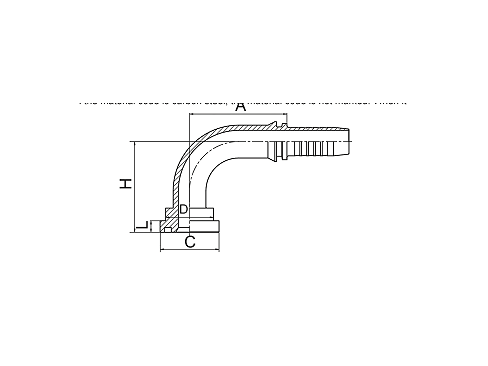 88191 90° JIS FLANGE